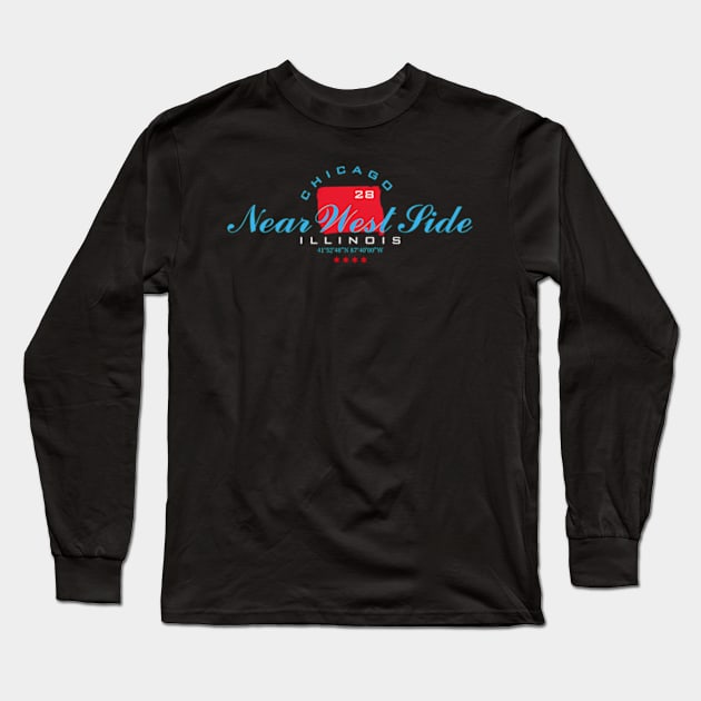 Near West Side Chicago Long Sleeve T-Shirt by Sink-Lux
